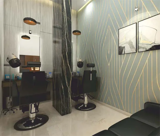 Barber Shop at 27 grand residences